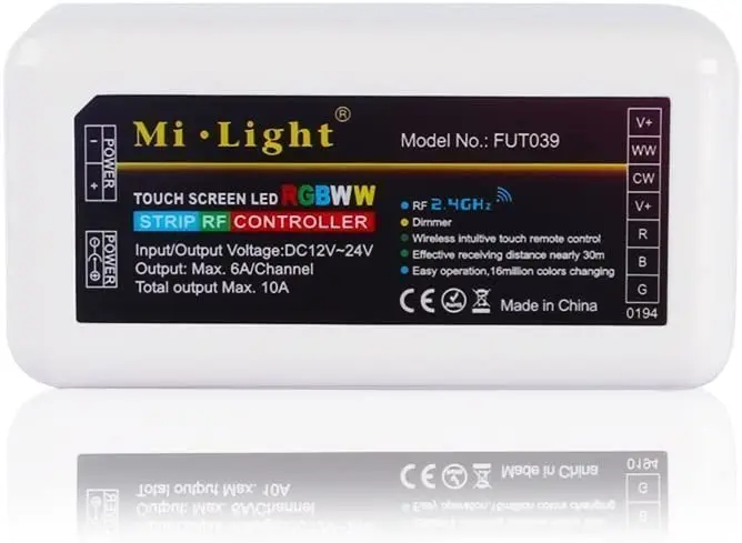 Mi светильник RGB + CCT (RGBWW) светодиодный контроллер RF 2 4G для Светодиодный с полосками