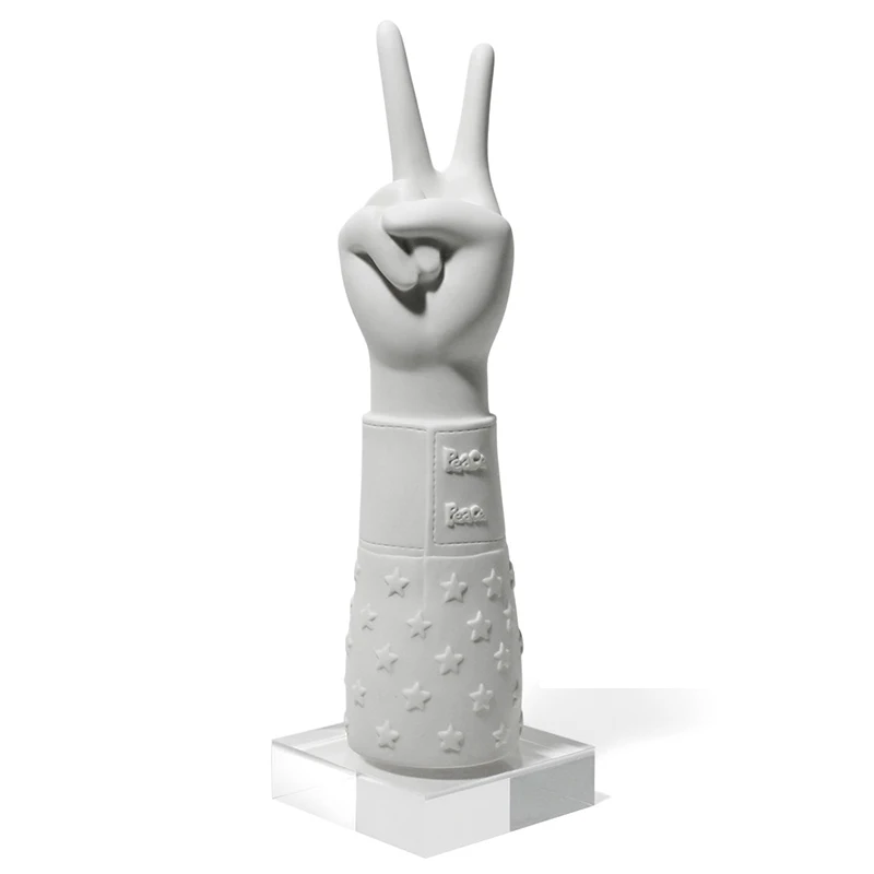 

Fashion creative ceramic gesture ornaments