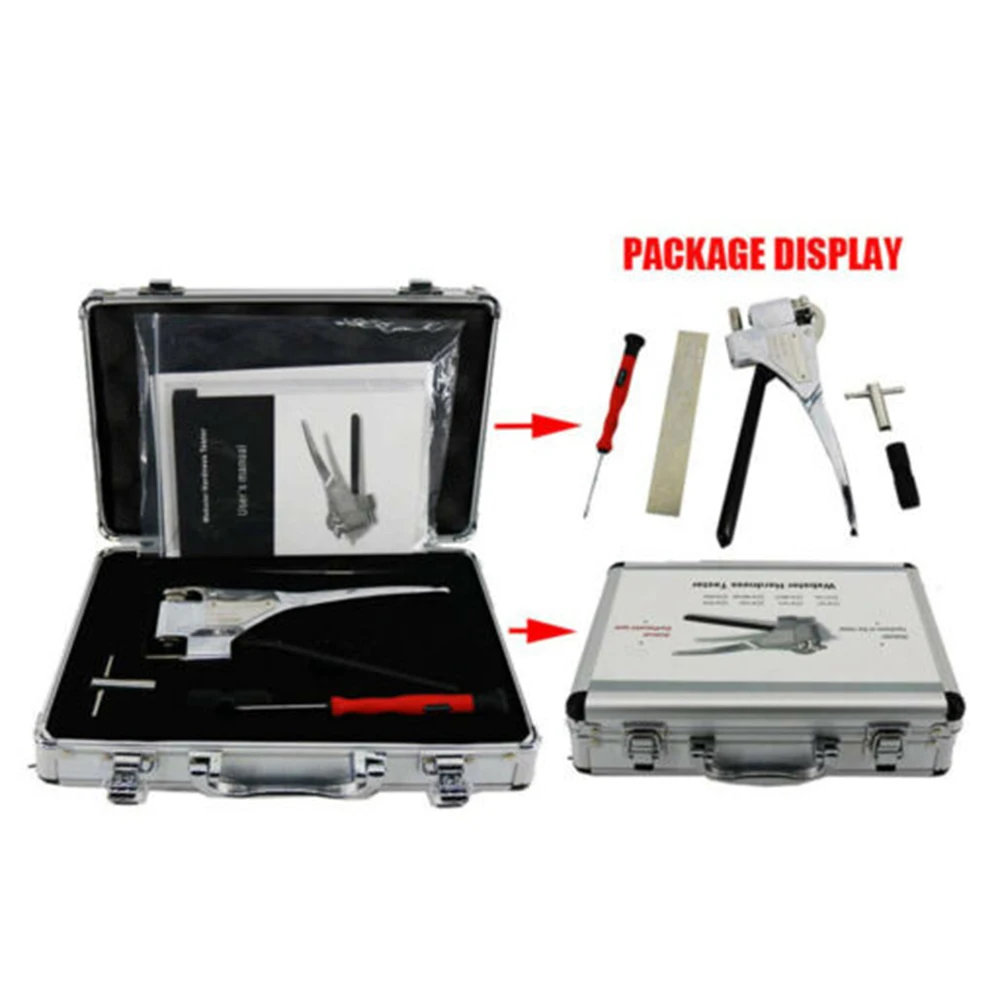 

Webster Hardness Tester Meter For Aluminum Alloy Hardness Testing with 0.6 to 13mm Measuring Thickness