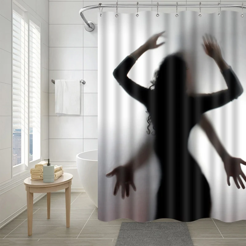 Halloween Shower Curtain Window Curtains Horror Bloody Hands Bathroom For Decor 180*180cm | Дом и сад
