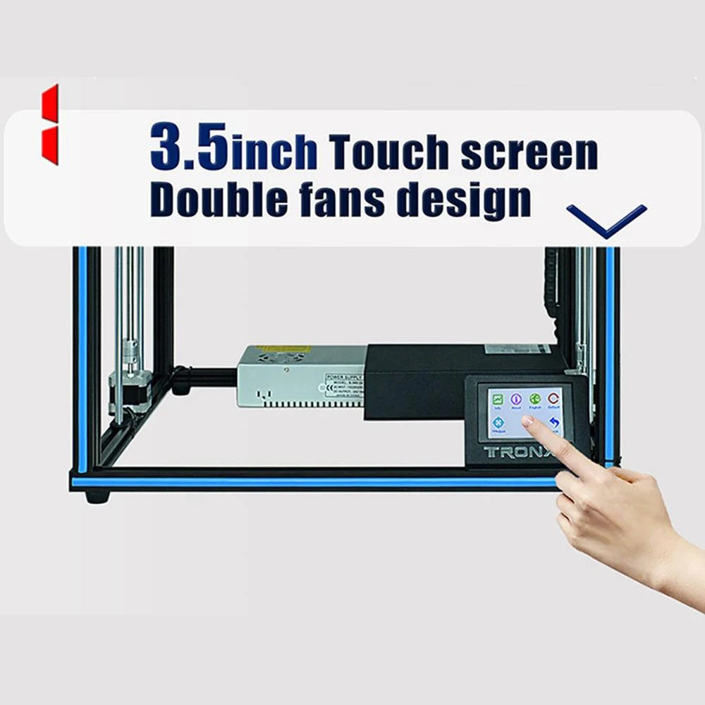 Verkauf Tronxy Verbesserte X5SA 24V 3D Drucker CoreXY DIY Kits Metall Bauen Platte Wärme Tisch 3d Maschine Filament Sensor