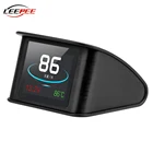 Дисплей на лобовом стекле P10, OBD2, бортовой компьютер, цифровой спидометр, измеритель электроники, автомобильные аксессуары, Cartronics Goods