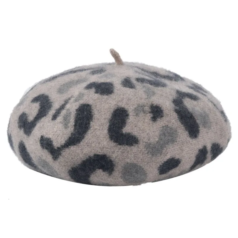 

Fashionable Wool Printing Berets 2019 Autumn Winter New Fur Painter Outdoor Casual Summer Hats For Women Beret Homme