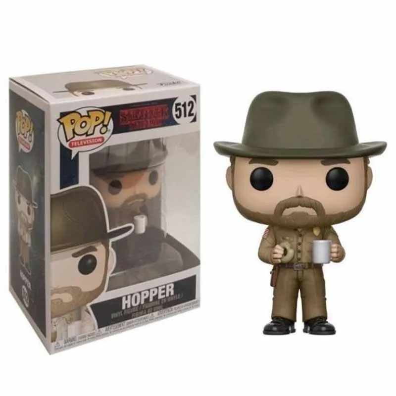 Экшн-фигурки Funko pop очень странные дела одиннадцать демогрон Хоппер Джонатан