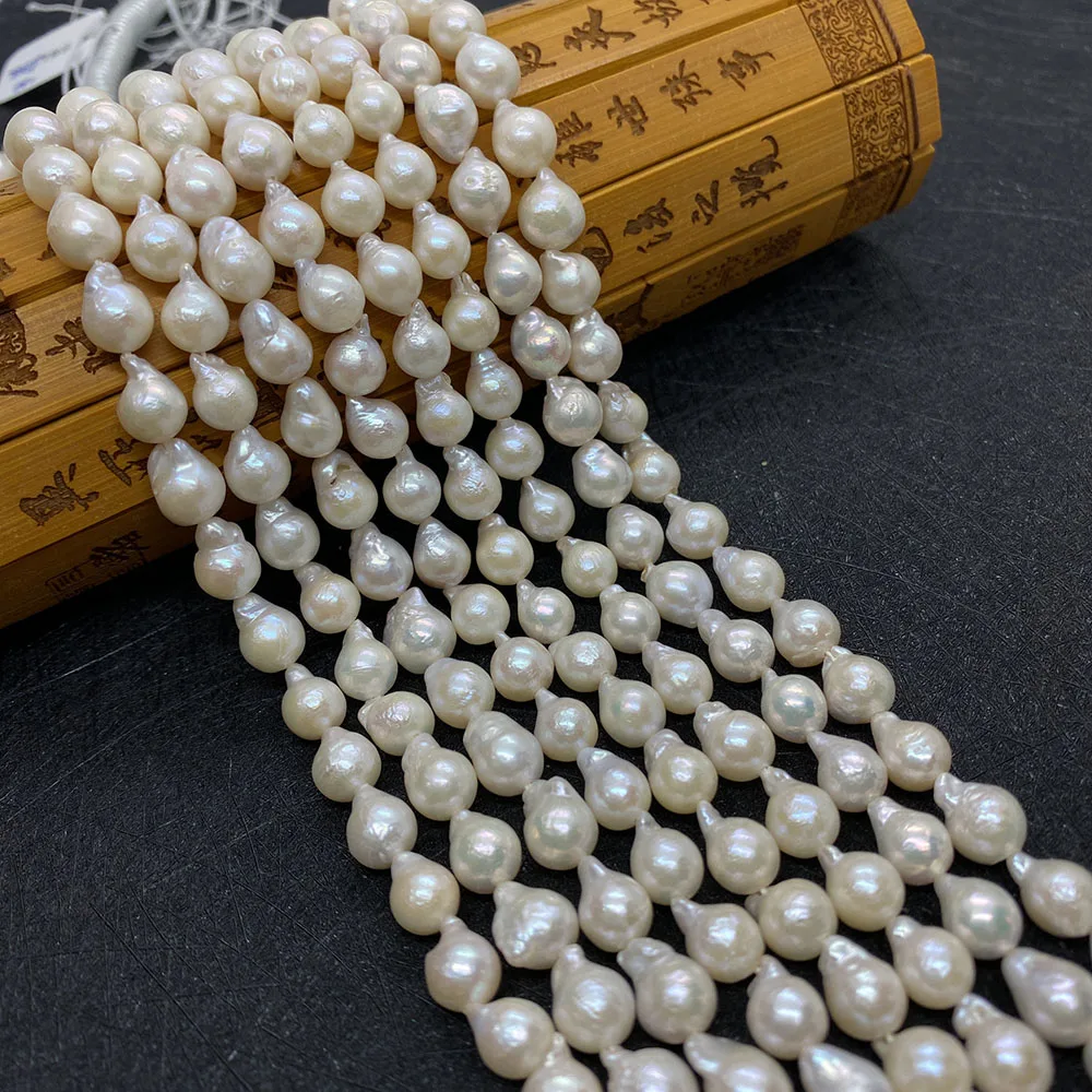 

Pearl Beads Round Beads Used for Jewelry Making Natural Freshwater Irregular Pearl Bracelet Necklace DIY Accessories 1 Strand