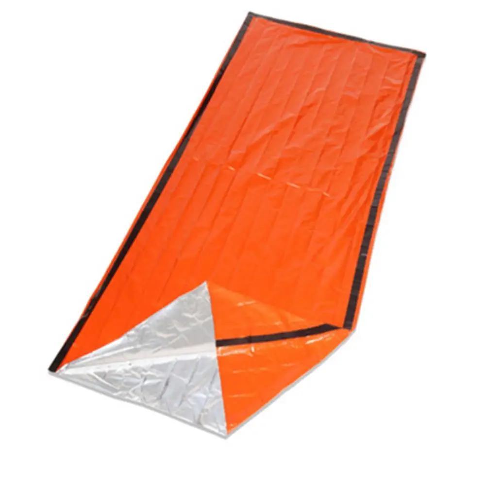 Алюминиевый спальный мешок с 26 микрон изоляционной пленкой кемпинг | Спорт и