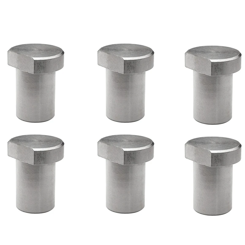 

GTBL 6Pcs Workbench Stoppers, Stainless Steel Limit Tenon Blocks, Fixed Woodworking Table Accessories