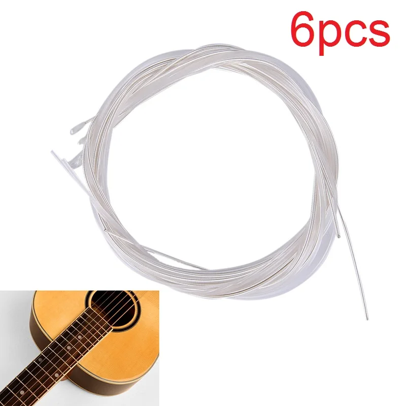 4-6pcs/set Nylon Rainbow Colorful Ukulele Strings Durable Replacement Part For Guitar Musical Instrument Accessorie - купить по