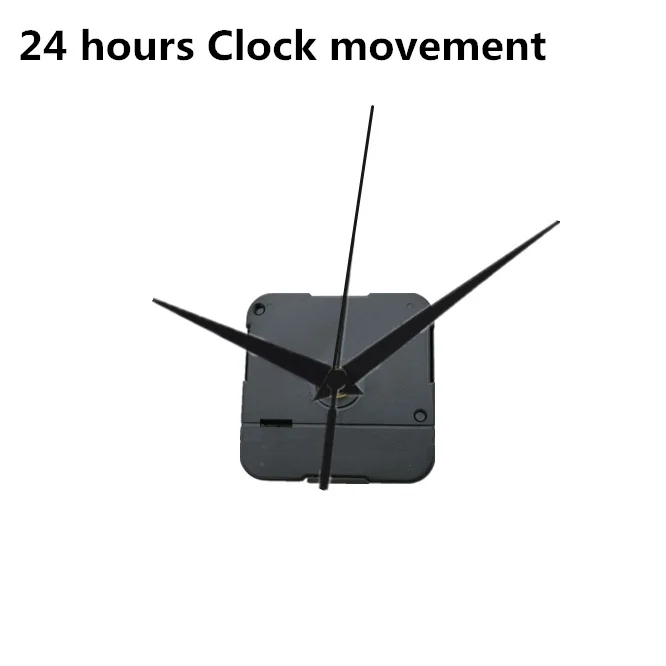 100sets DIY Clock Mechanism 24hours Movement Quartz Watch Wall with hands Repair Replacement Essential Tools |
