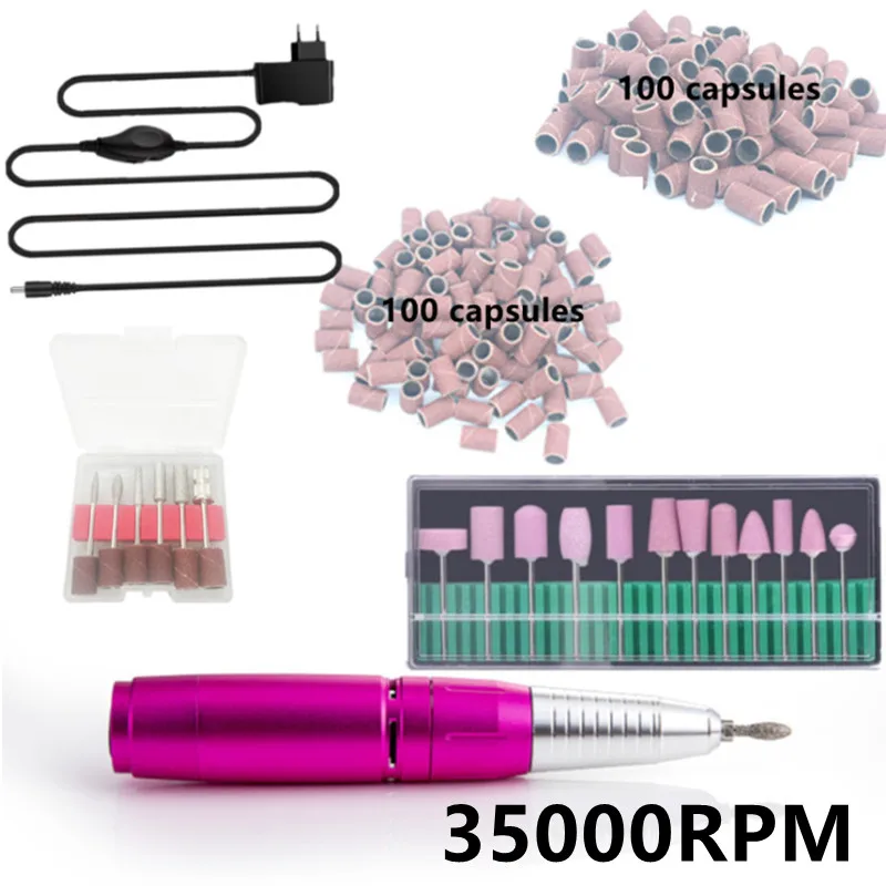 

35000RPM manicure machine electric nail drill nail file pedicure machine professional nail drill nail tools