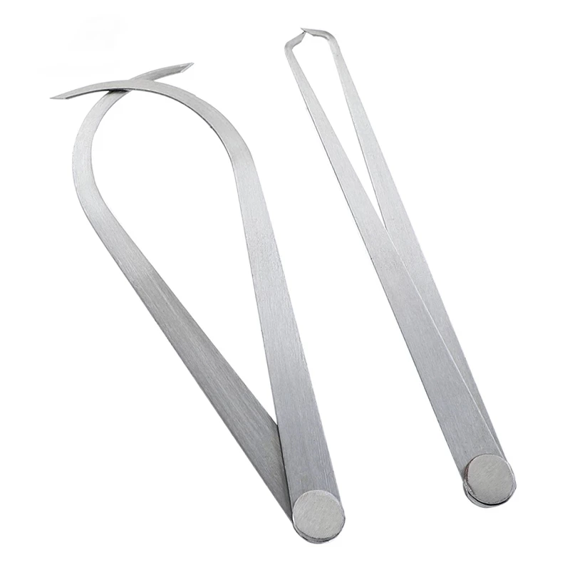 2pcs Calipers 150-450mm Metal caliper Firm Joint Inside and Outside Caliper Stainless Steel Machinist Carving Measurement Tool - купить по