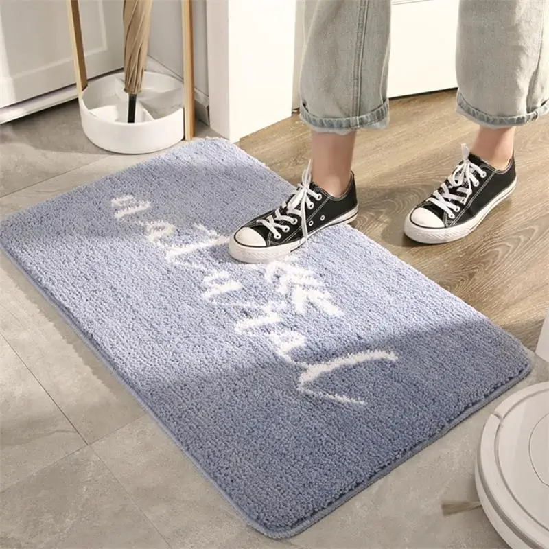 Коврик для ванной спальни нескользящий коврик хлопковое волокно душевой