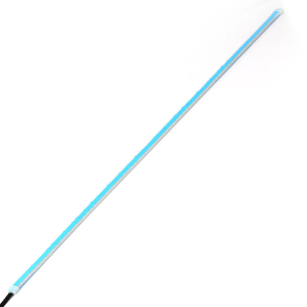 1pc12V светодиодный DRL дневные ходовые огни белая фара светодиодный янтарный свет поворота drl полоса ангельские глаза для фар 30 см 45 см 60 см