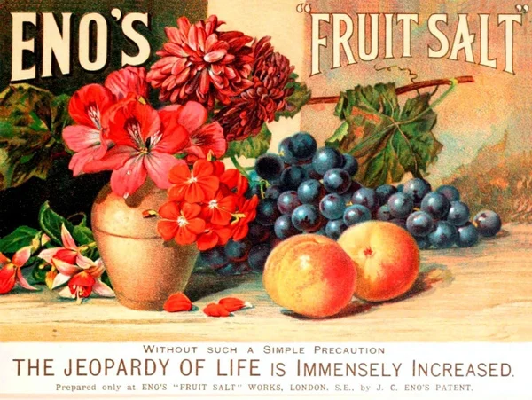 

Metal Vintage Shabby-Chic Eno's Fruit Salt Tin Sign Wall Plaque Kitchen