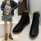 Полусапоги женские демисезонные ботинки 2020 г. Новые стильные ботинки в стиле ретро на массивном каблуке Женские ботинки в британском стиле