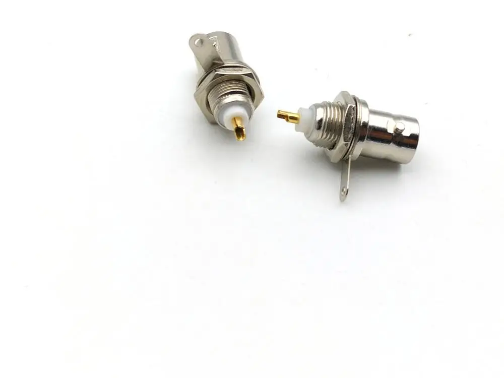 100 шт. гнездовой разъем BNC с прорезью аксессуары для монтажа на панели