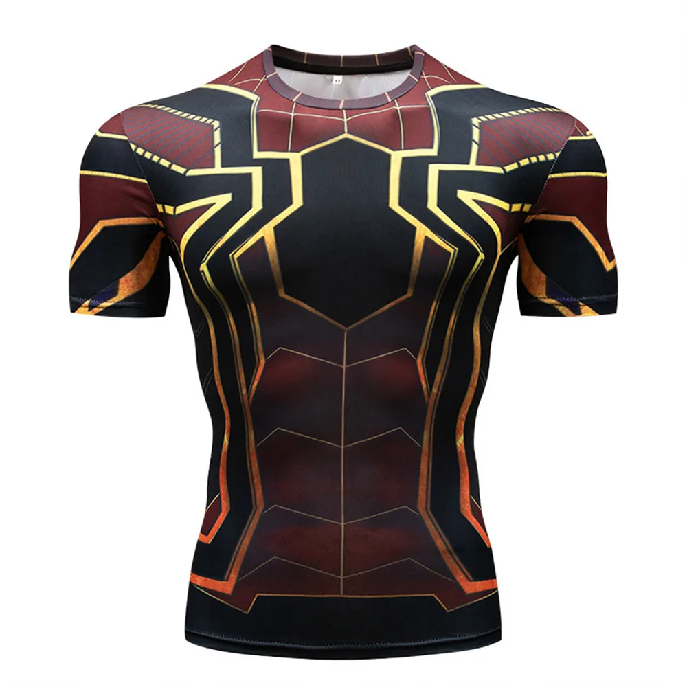Новая Spider man футболка с изображением Железного человека Капитана Америки зимнего