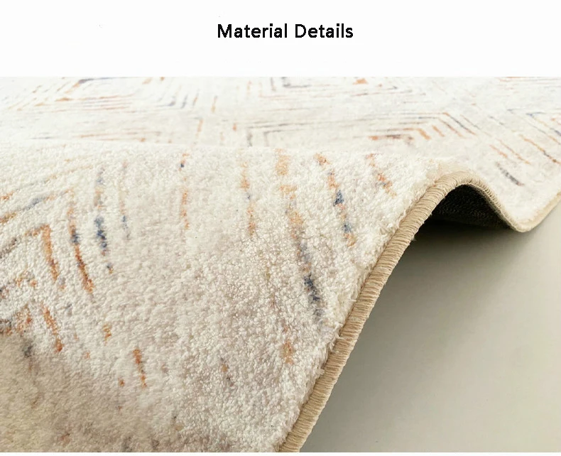 Современный коврик с абстрактными чернилами для гостиной толстый серый желтый