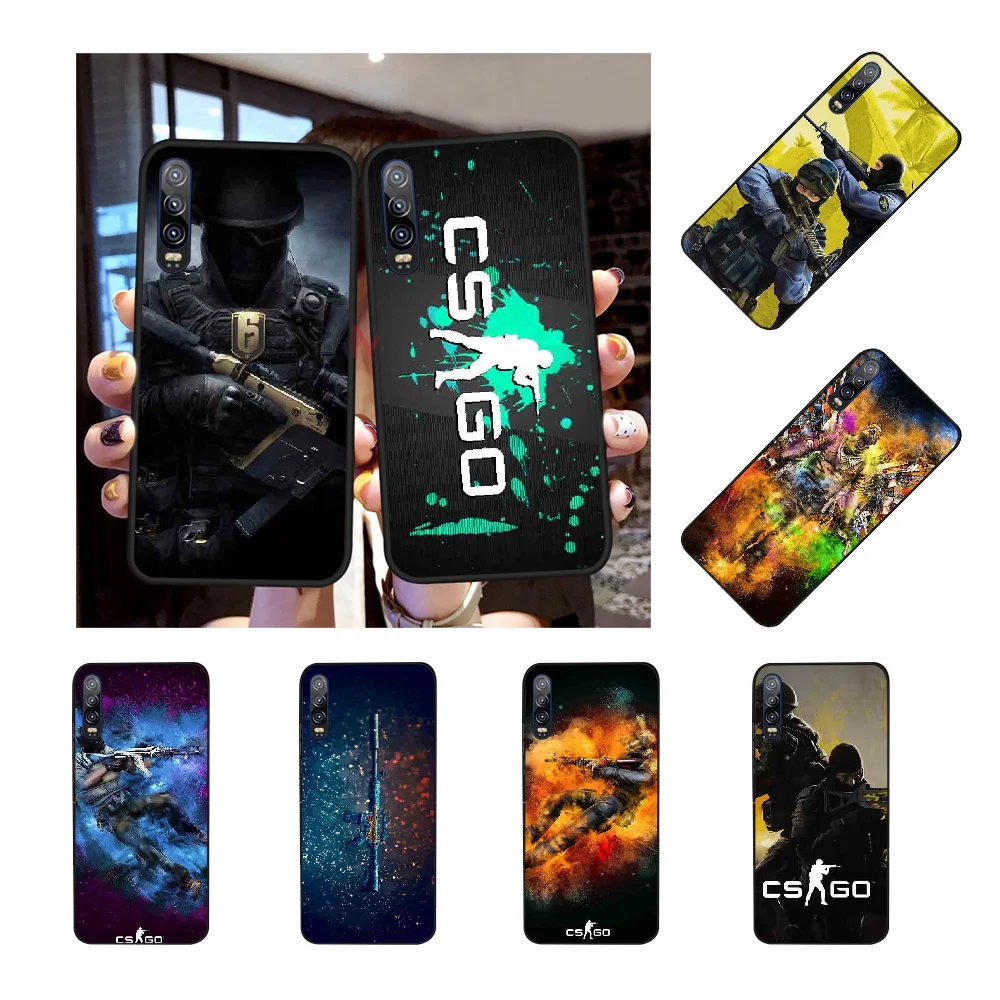 NBDRUICAI CS GO gun game Новое поступление черный чехол для сотового телефона Huawei Honor 20 10 9 8 8x