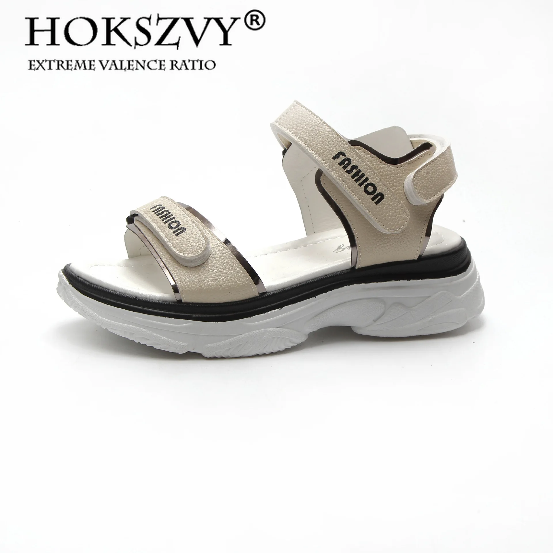 HOKSVZY 2020 Новые сандалии на платформе женские летние туфли волшебные наклейки