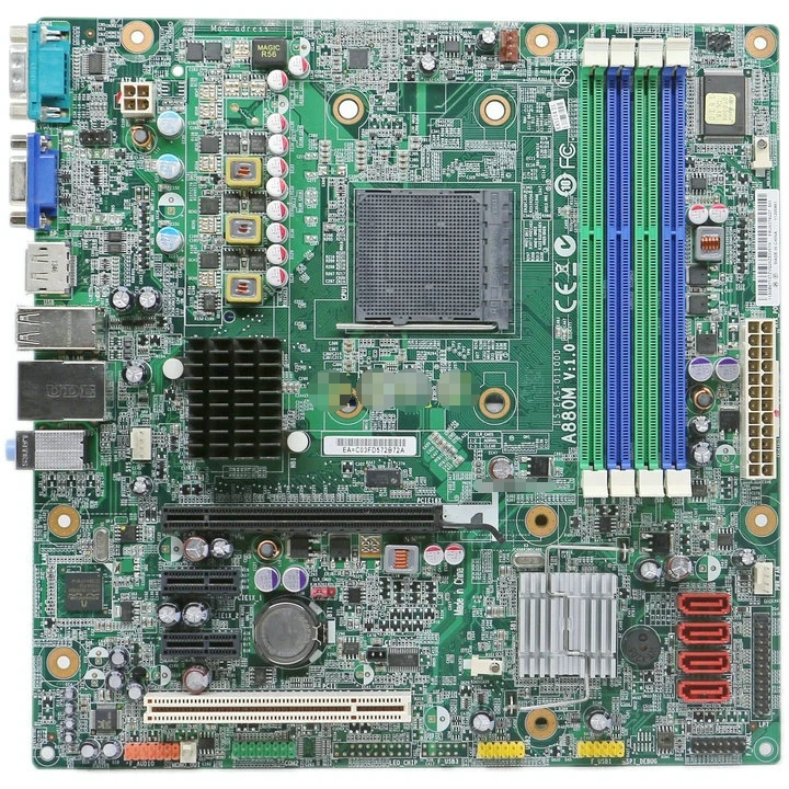 

A880M V: 1,0 оригинальная материнская плата для ноутбука Lenovo ThinkCentre A63 M77 материнская плата A880M RS880PM-LM V: 1,0 03T6227 и т. д.