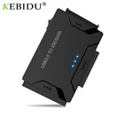 KEBIDU адаптер SATA-USB IDE USB 3,0 Sata 2,5 3,5 Жесткий диск HDD SSD USB конвертер IDE SATA к USB SATA адаптер кабель