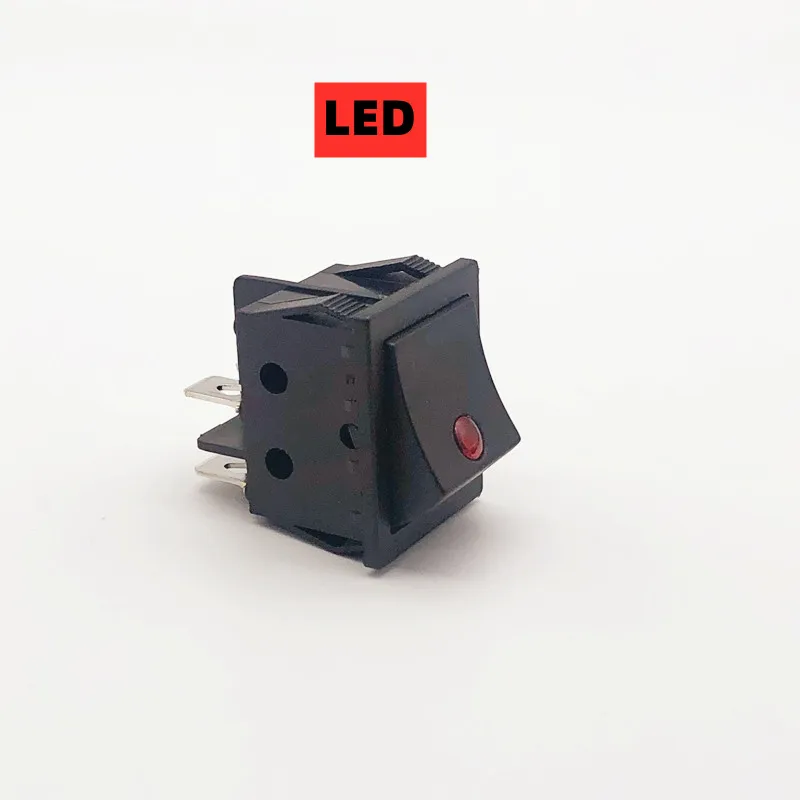 

rocker switch KCD4 4-pin 2 position ON-OFF Mini with light cat-eye 220V LED rocker switch button AC30A250V drop shipping