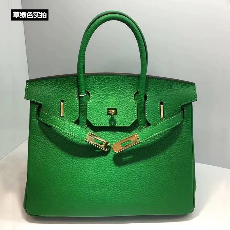 

2021 New Men's Bag Handbag Men's Leather Cross Style Briefcase Business One Shoulder Crossbody Simple Business Bag BBQX80-BBQX83