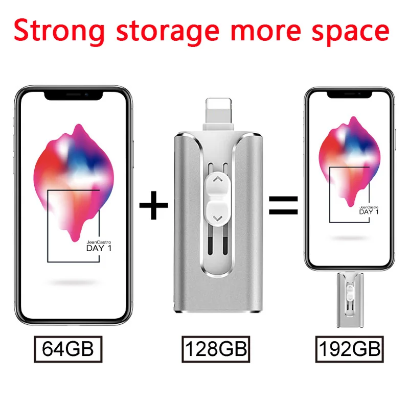 3 в 1 OTG USB флеш-накопитель Флешка 3,0 16 ГБ 32 ГБ 64 ГБ 128 ГБ флеш-накопитель для iphone 8 7 Plus 6 6s Plus 5s ipad карта памяти ФЛЕШКА usb c flash флешка мини small usb drives