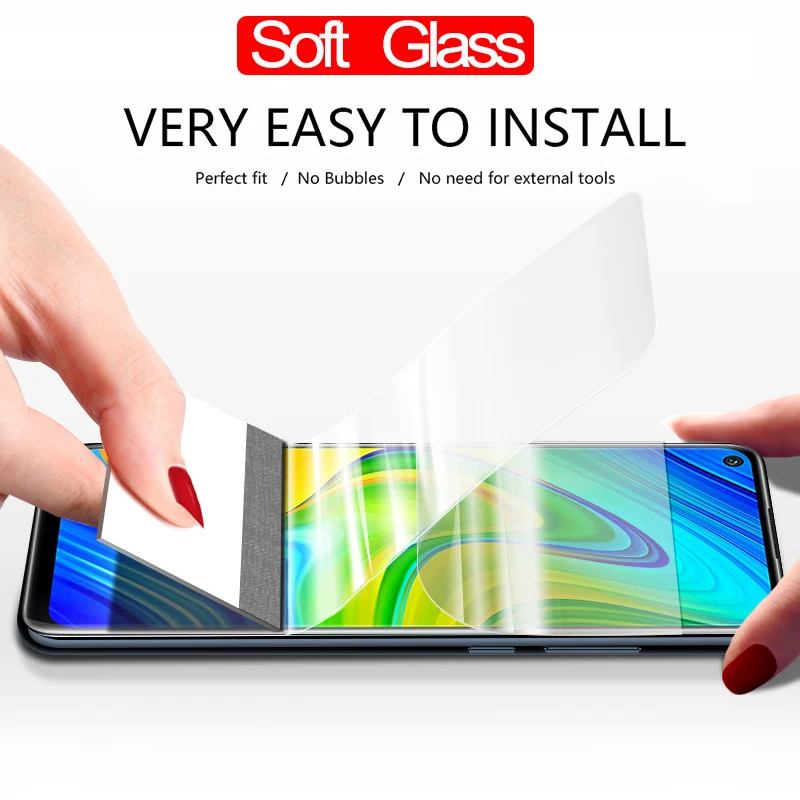 

Soft Glass Camera Back Cover for Xiaomi Redmi Note 9 9A 9C 9S Note9 Clear Case Redmi Note 9 Pro Silicone Cover red mi note 9