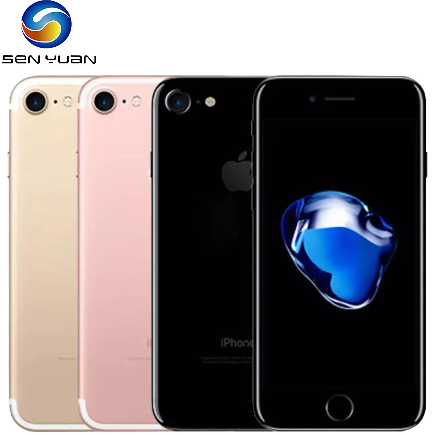 Разблокированный Apple iPhone 7 4G LTE 32 ГБ/128 ГБ/256 ГБ 12 МП четырехъядерный сканер