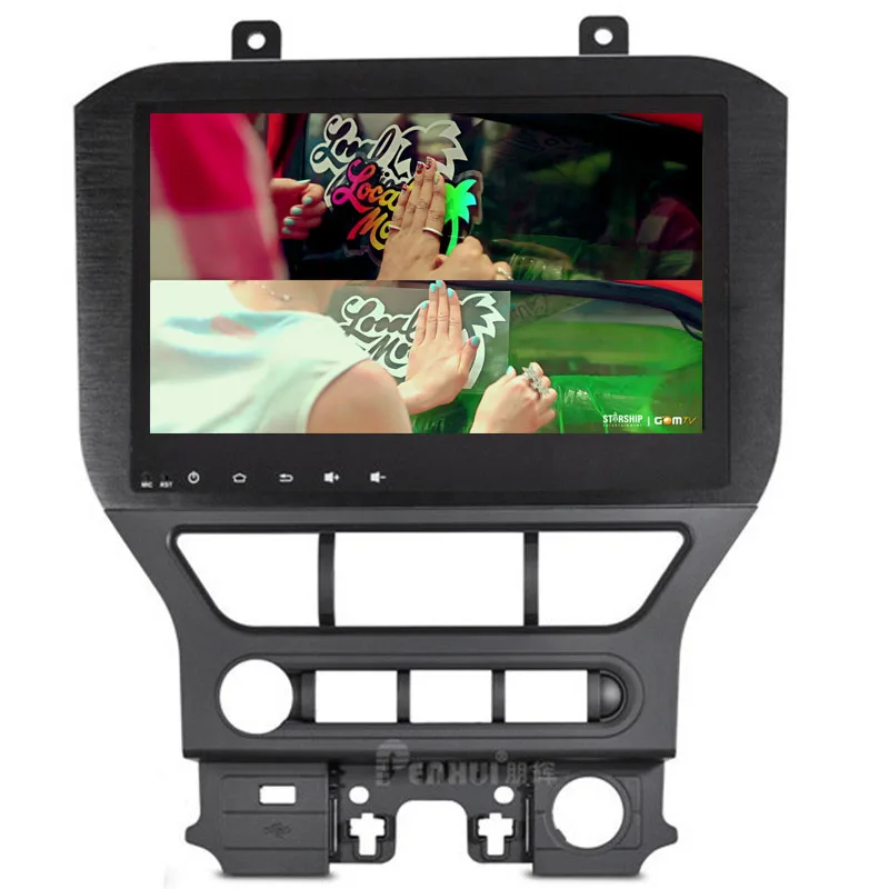 NaviTopia 1024*600 10 2 дюймов 8 ядер ram 2G rom 32G Android 1 автомобильный DVD gps Радио для Ford Mustang 2015 с