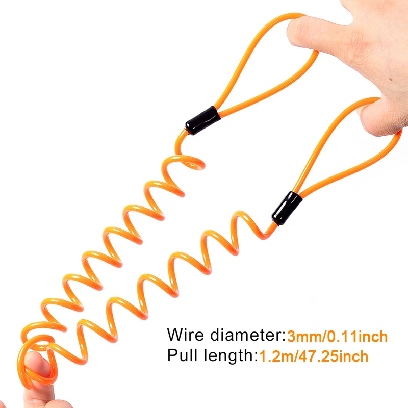 SPEWPRP 120 см мотоциклетный тормозной диск с замком для скутера кабель напоминания