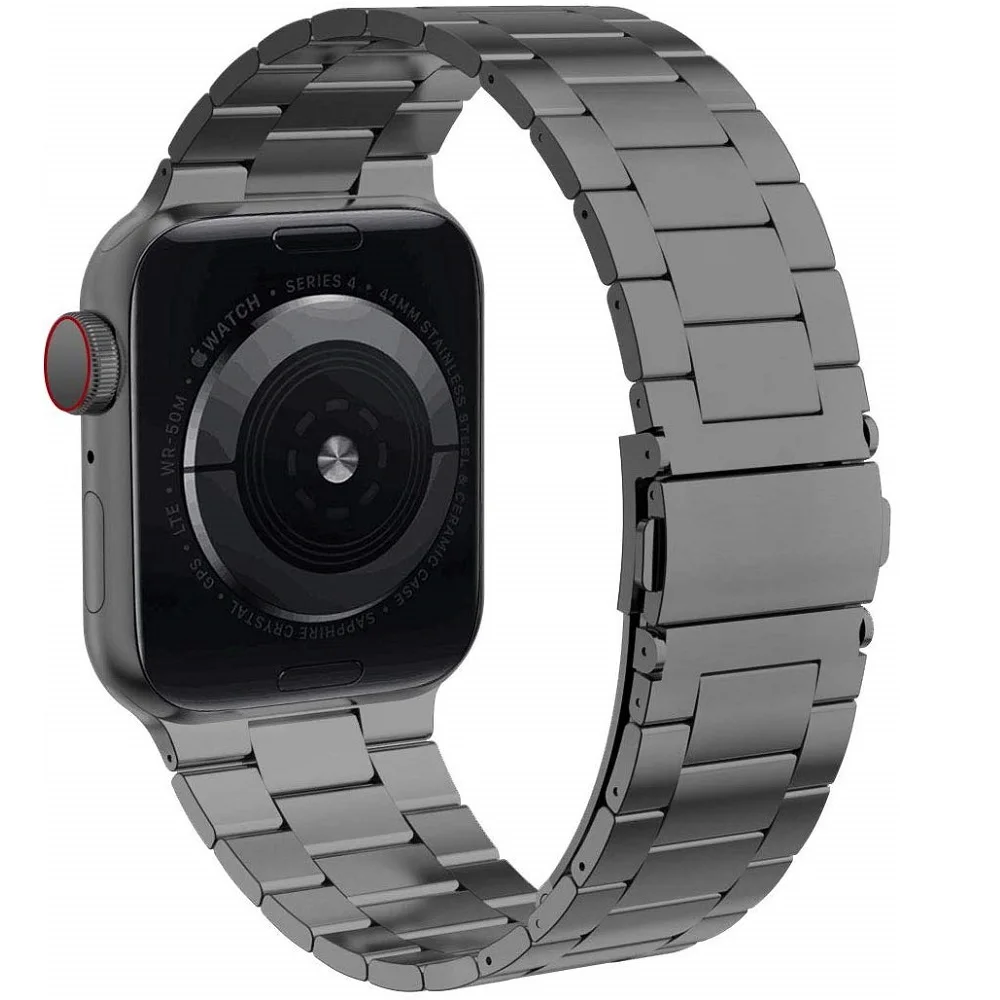 Ремешок из нержавеющей стали для apple watch 5 4 band 40 мм 44 38 42 мм|Ремешки часов| |
