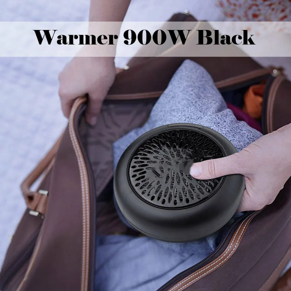 Тепловентилятор для дома 900 Вт мини Электрический нагреватель домашнее