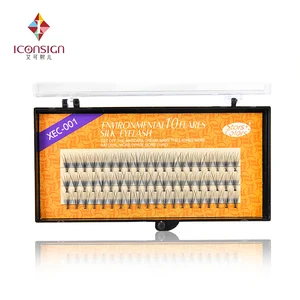 Ресницы Накладные из искусственного шелка, 6-14 мм, 10D, искусственная норка