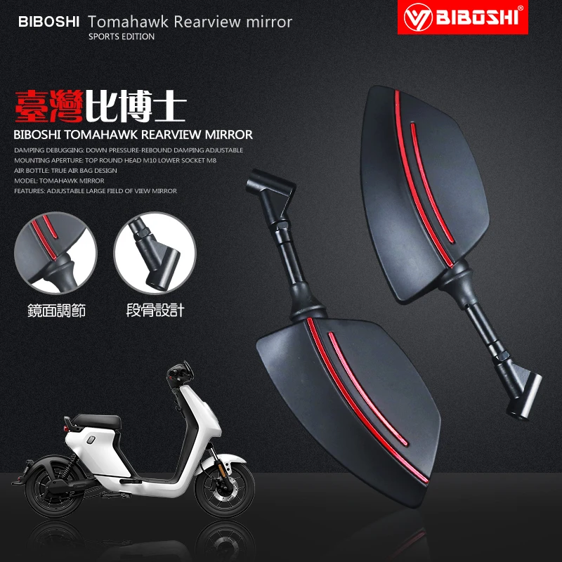 

Taiwan Biboshi Rearview Mirrors for Niu Nqi/uqi/u+/us