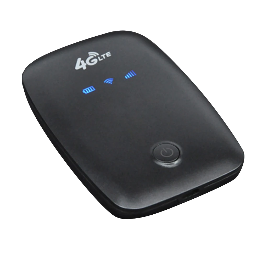 Черный 4G Sim Слот доступ с wi-fi-роутера Аккумулятор Перезаряжаемый автомобильный мобильный модем дорожный Несессер Портативный высокоскоростной беспроводной ключ открытый - Цвет: Черный