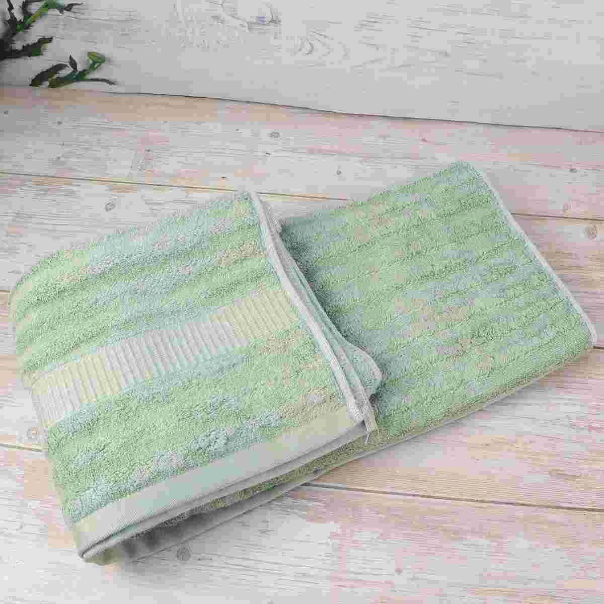 

Цветные хлопковые банные полотенца с волнистым узором, большие абсорбирующие воду банные полотенца для ванной (кофе)