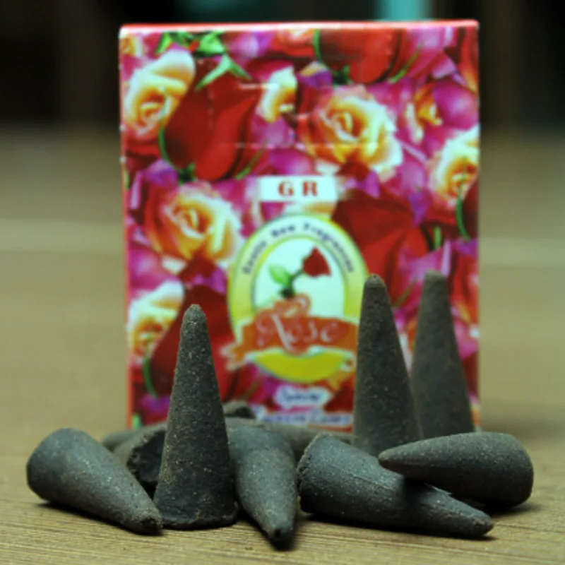 Т 17 видов Индийские благовония конусы натуральное сандаловое дерево Лаванда