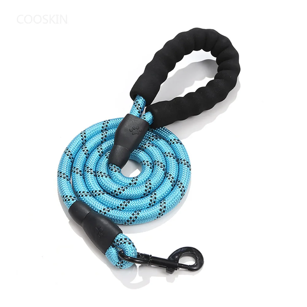

New Product Pet Reflective Traction Rope Multicolor Reflective Round Rope Explosion-proof Dog Walking Rope Dog Leash
