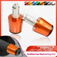 handlebar gear balanced plug slider 78 22mm handle bar end grips cap for 790 adventure adv 790adventure r s 2019 2020 2021