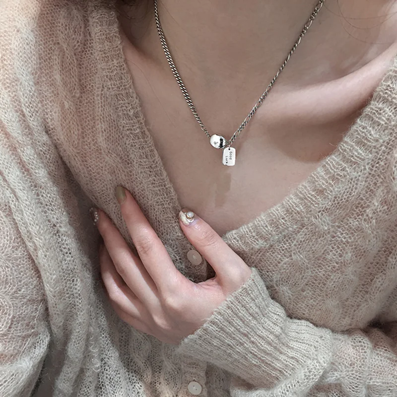 Женское винтажное ожерелье из серебра 925 пробы|Ожерелья| |