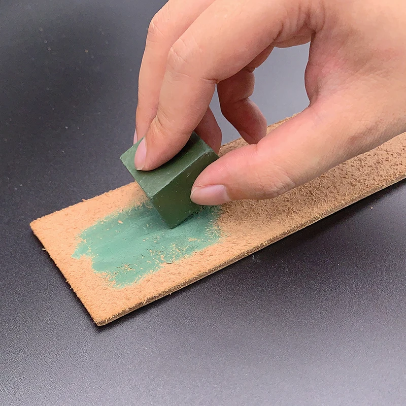 Большая кожаная подставка для бритвы из воловьей кожи Полировальная паста