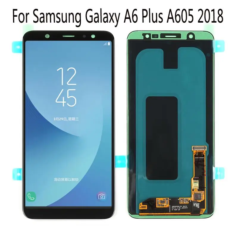 

For Samsung Galaxy A6 Plus A605 2018 LCD Display Touch Screen Digitizer Mobile Phone LCD Screens Replacement AAA++ Quality