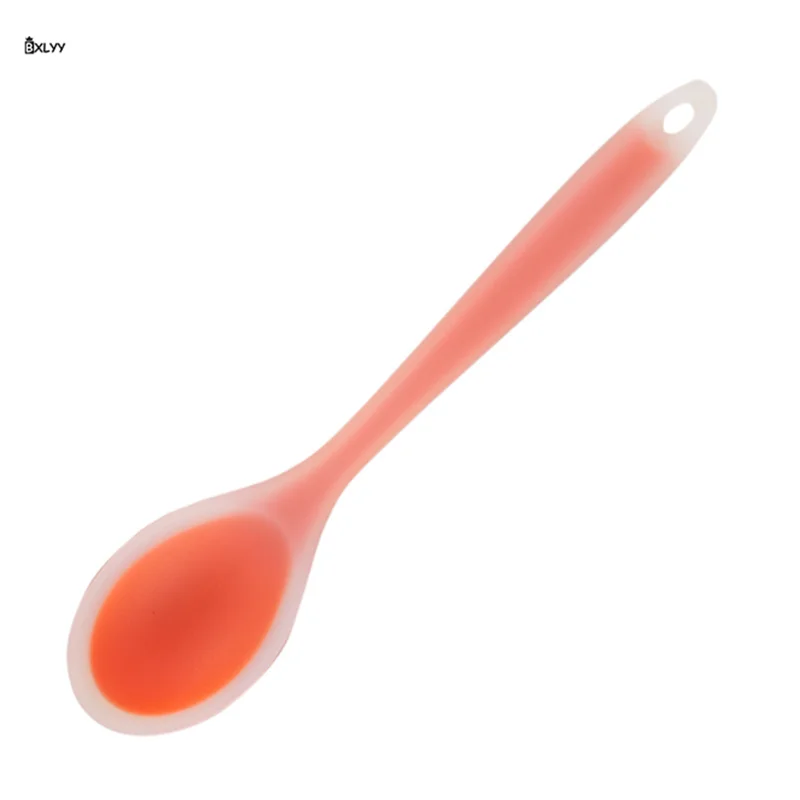 

1pc Silicone Children's Spoon Household Spoon Everything for The Kitchen Silicone Forms Tableware Soup Spoons Kitchen Tools.75z
