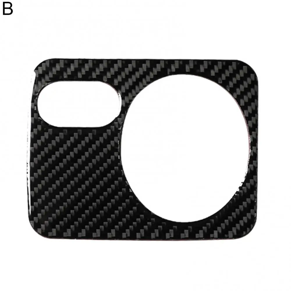 Наклейка на раму переключателя фар из углеродного волокна устойчивая к