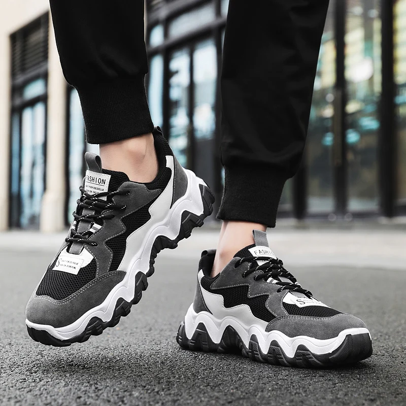 

Outdoor Men Sneakers Running Shoes Fashion Men Sneakers Comfortable Shoes Male Walking Footwear Personality catwalk