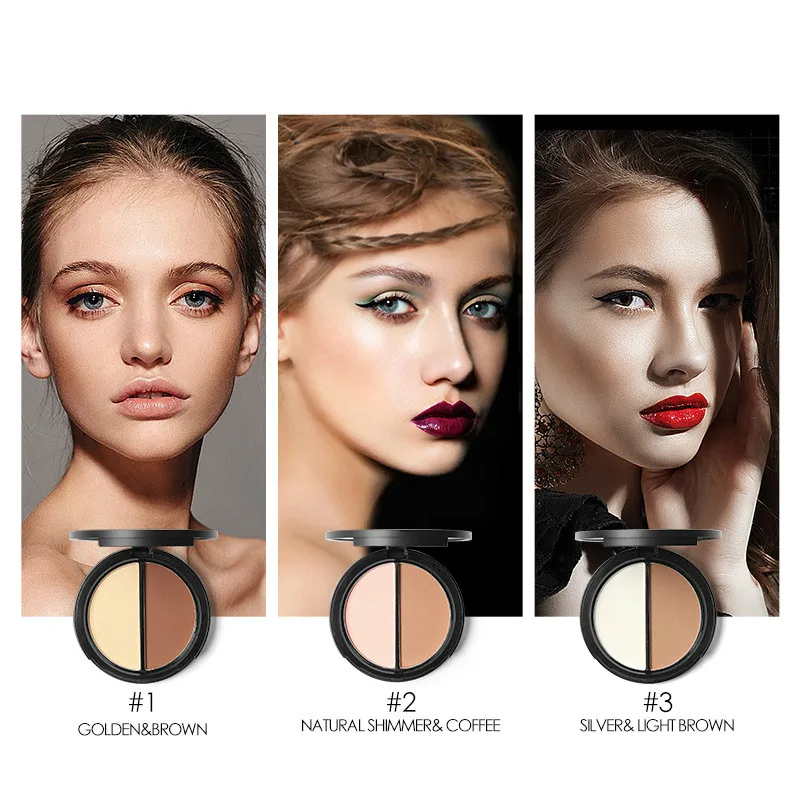 

Shimmer Bronzer and Highlighters Powder Makeup Concealer Highlighter for Face Stick Palette Makeup Contour