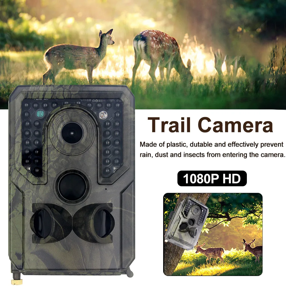 

Tracking Outdoor Camping Wildlife Game 12MP1080P HD Video Motion Detection Fast Trigger Infrared Night Vision Trail Camera